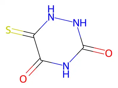 6-Mercapto-1,2,4-triazine-3,5(2H,4H)-dione structure
