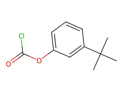m-tert-Butylphenyl chloroformate structure