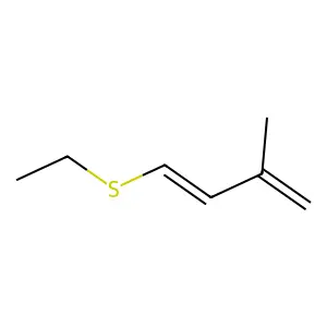 1-Ethylthio-3-methyl-1,3-butadiene structure