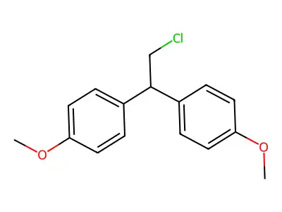 Ethane, 2-chloro-1,1-bis(p-methoxyphenyl)- structure