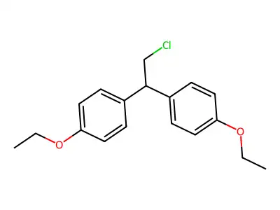 Ethane, 2-chloro-1,1-bis(p-ethoxyphenyl)- structure