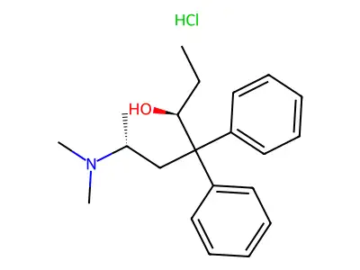 Dimepheptanol hydrochloride structure
