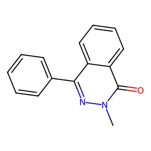 2-Methyl-4-phenyl-1(2H)-phthalazinone structure