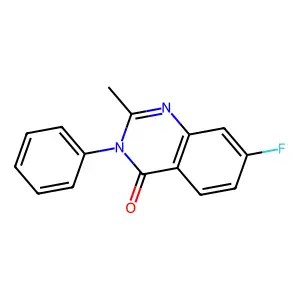 4(3H)-Quinazolinone, 7-fluoro-2-methyl-3-phenyl- structure