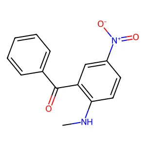 2-Methylamino-5-nitrobenzophenone structure