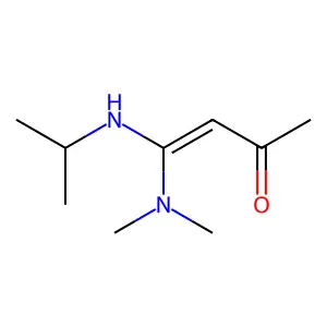 (3Z)-4-(Dimethylamino)-4-(isopropylamino)-3-buten-2-one structure