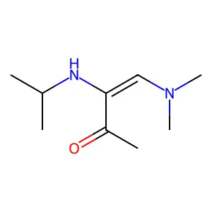 4-(dimethylamino)-3-(propan-2-ylamino)but-3-en-2-one structure