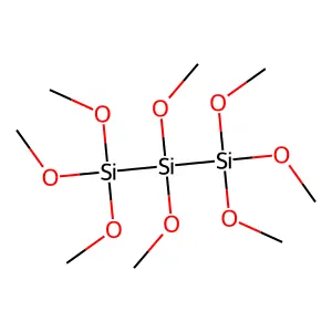 Octamethoxytrisilane structure