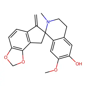 奥柯紫堇碱 structure