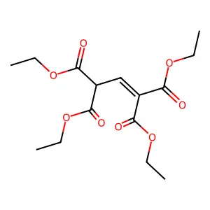 Tetraethyl prop-1-ene-1,1,3,3-tetracarboxylate structure