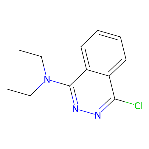 4-chloro-N,N-diethylphthalazin-1-amine structure