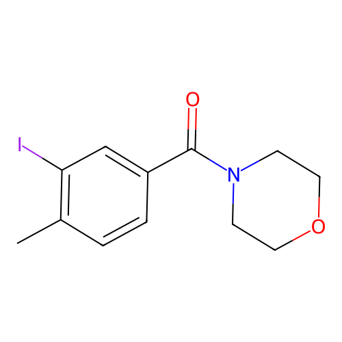 4-(3-Iodo-4-methylbenzoyl)morpholine structure