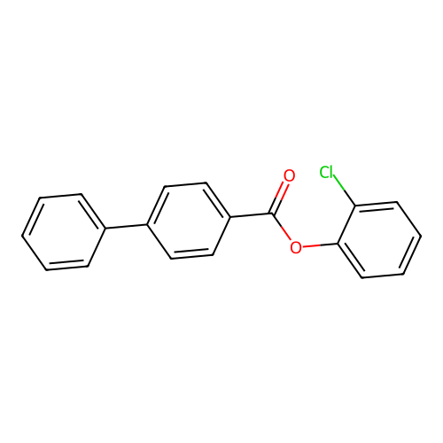 (2-Chlorophenyl) 4-phenylbenzoate structure