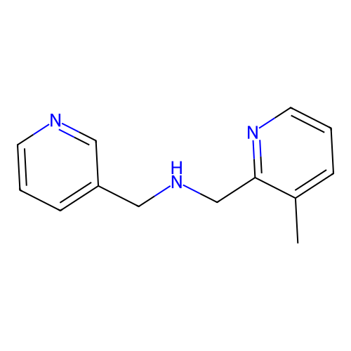 (3-Methyl-pyridin-2-ylmethyl)-pyridin-3-ylmethyl-amine structure