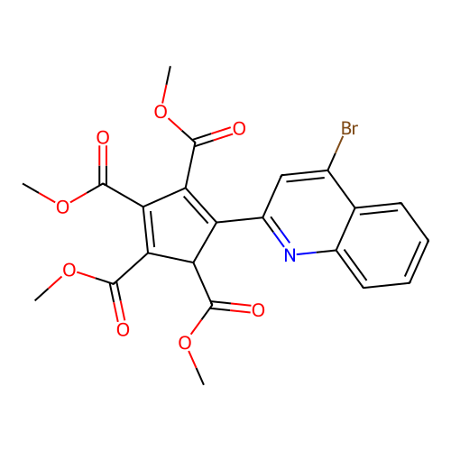 5- -2,4-cyclopentadiene-1,2,3,4-tetracarboxylicacidtetramethylester structure