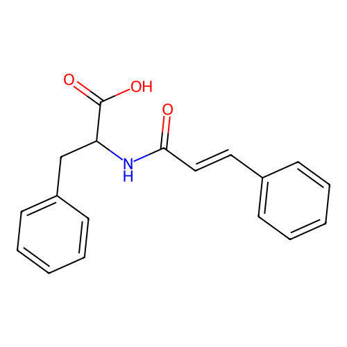 3-Phenyl-2-(3-phenyl-acryloylamino)-propionic acid structure
