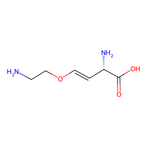 Aminoethoxyvinylglycine structure