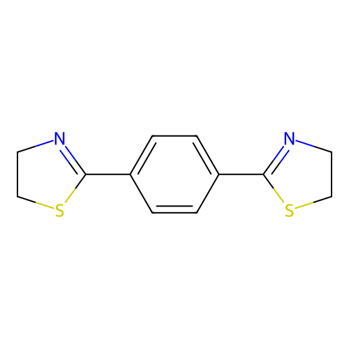 2-[4-(4,5-Dihydro-1,3-thiazol-2-yl)phenyl]-4,5-dihydro-1,3-thiazole structure