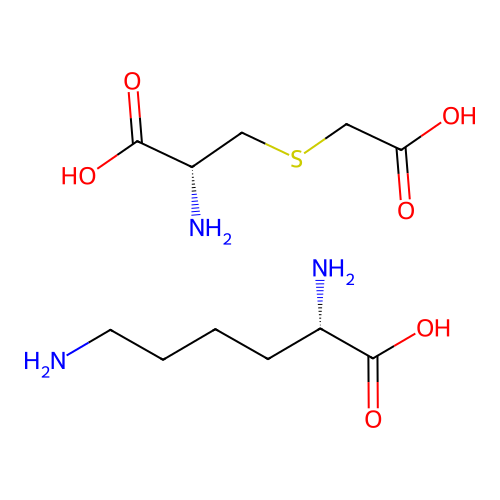 L-Lysine, compd. with S-(carboxymethyl)-L-cysteine (1:1) structure
