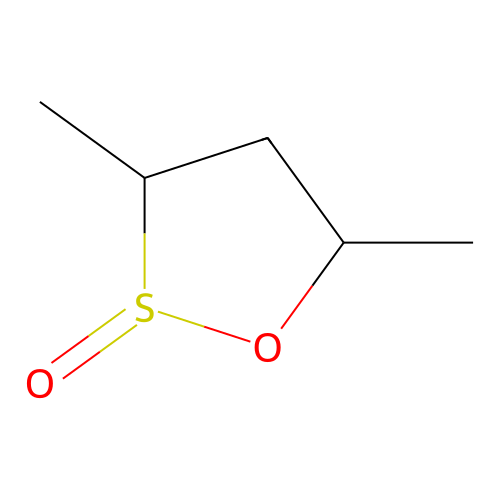 1,2-Oxathiolane, 3,5-dimethyl-, 2-oxide structure