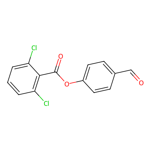 4-Formylphenyl 2,6-dichlorobenzoate structure