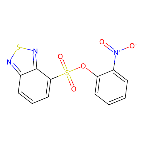 2-Nitrophenyl benzo[c][1,2,5]thiadiazole-4-sulfonate structure