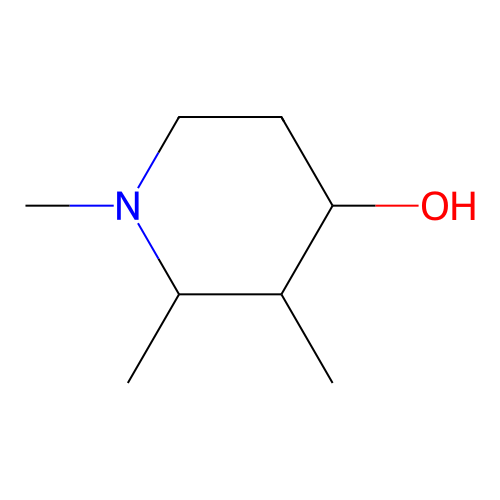 1,2,3-Trimethylpiperidin-4-ol structure