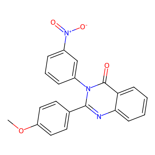 2-(4-methoxyphenyl)-3-(3-nitrophenyl)quinazolin-4(3H)-one structure