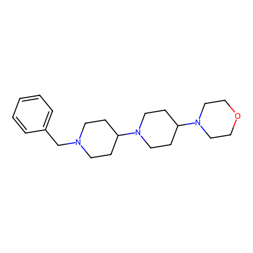 [1,4']Bipiperidinyl, 1'-benzyl-4-(morpholin-4-yl)- structure