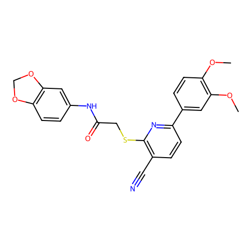 C23H19N3O5S structure