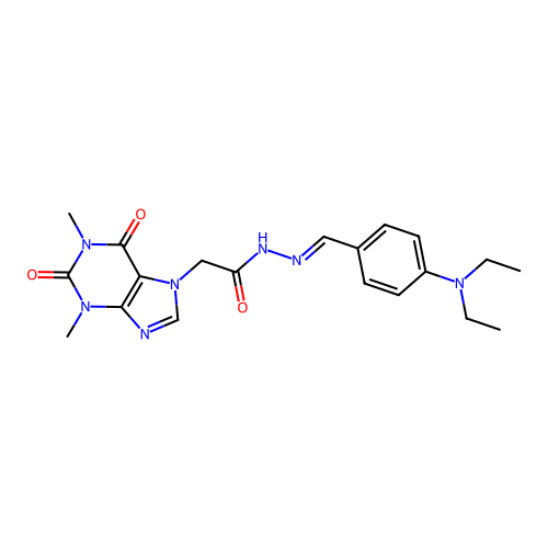 C20H25N7O3 structure
