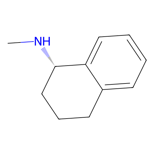 (1S)-1,2,3,4-Tetrahydro-N-methyl-1-naphthalenamine structure