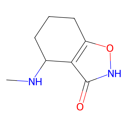4-(Methylamino)-4,5,6,7-tetrahydrobenzo[d]isoxazol-3-ol structure