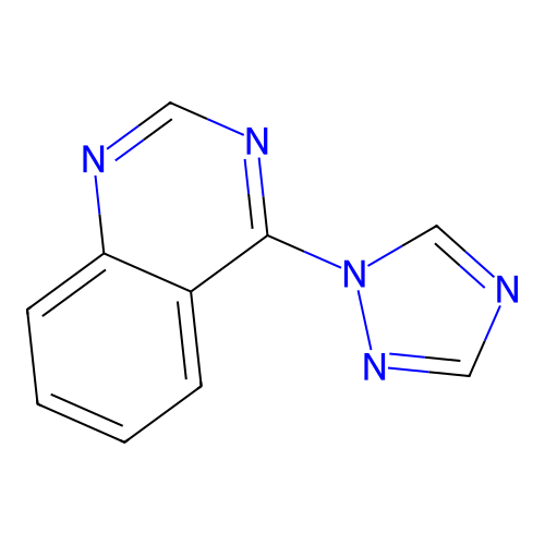 4-(1H-1,2,4-triazol-1-yl)quinazoline structure