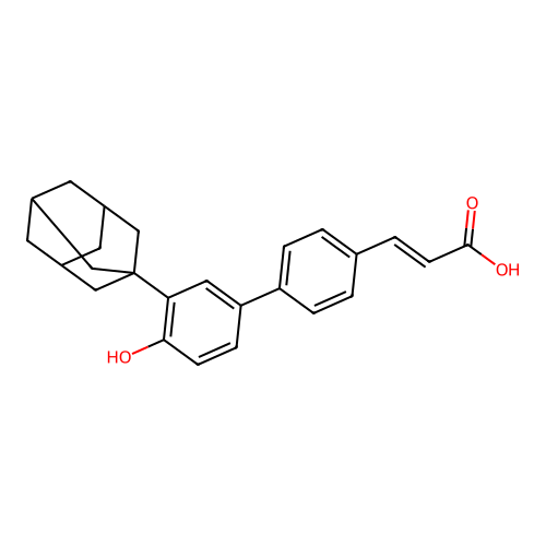 Adarotene structure