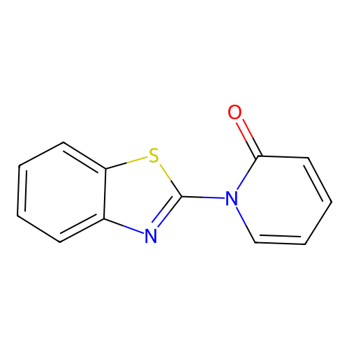 1-(1,3-Benzothiazol-2-yl)pyridin-2-one structure