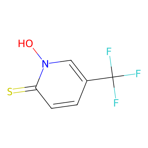 1-Hydroxy-5-(Trifluoromethyl)pyridine-2(1h)-Thione structure