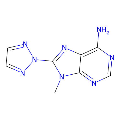 9-Methyl-8-[1,2,3]triazol-2-yl-9H-purin-6-ylamine structure