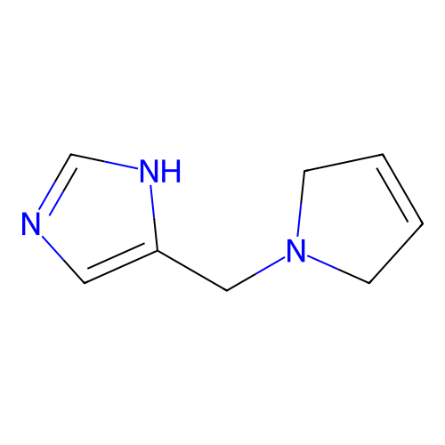5-((2,5-Dihydro-1H-pyrrol-1-yl)methyl)-1H-imidazole structure