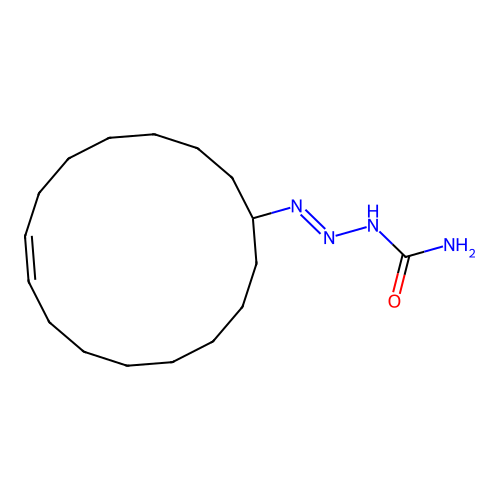 (Cyclohexadec-8-en-1-yldiazenyl)urea structure