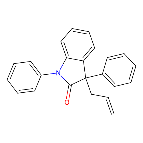 1,3-Diphenyl-3-prop-2-enylindol-2-one structure