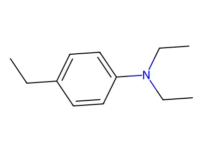N,N-diethyl-p-ethylaniline structure