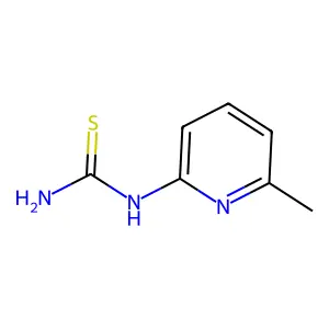 (6-Methylpyridin-2-yl)thiourea structure