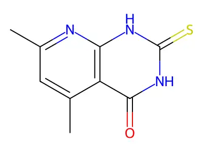 2-Mercapto-5,7-dimethyl-pyrido[2,3-d]pyrimidin-4-ol structure
