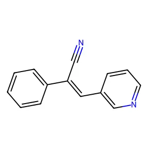 2-Phenyl-3-(3-pyridinyl)acrylonitrile structure