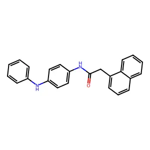 N-(4-苯氨基苯基)-2-(1-萘基)乙酰胺 structure