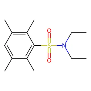 Diethyl[(2,3,5,6-tetramethylphenyl)sulfonyl]amine structure