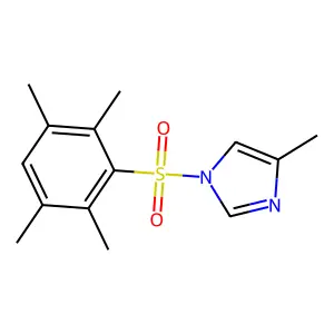 4-methyl-1-((2,3,5,6-tetramethylphenyl)sulfonyl)-1H-imidazole structure