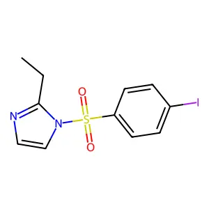 2-Ethyl-1-(4-iodophenyl)sulfonylimidazole structure