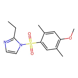 2-Ethyl-1-(4-methoxy-2,5-dimethyl-benzenesulfonyl)-1H-imidazole structure
